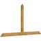 Ekena Millwork Portland Rough Sawn Timber Gable Bracket, Western Red Cedar, 108"W x 58"H x 2"D x 6"F, 13/12 Pitch GBW108X58X0206POR00RWR - alternate 4